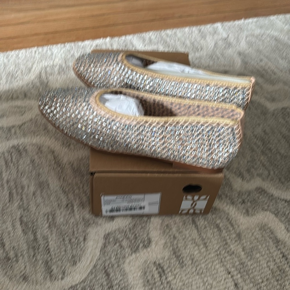 Women's sparkle flats.